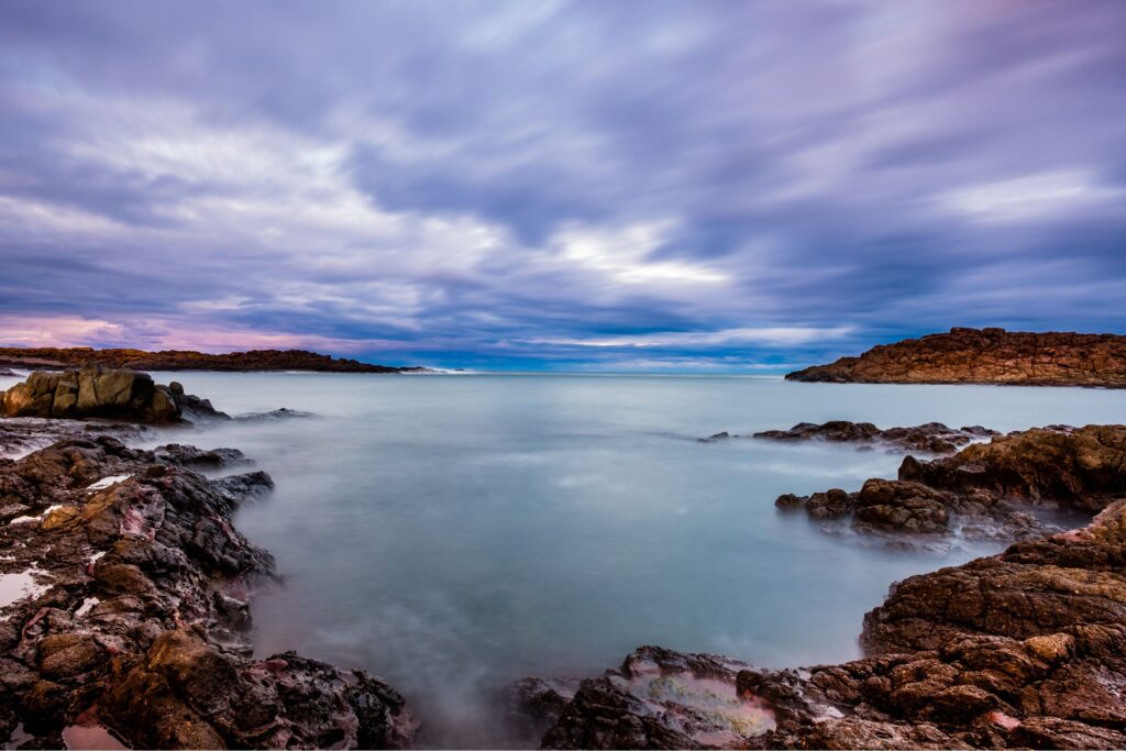 bushrangers bay blue hour
