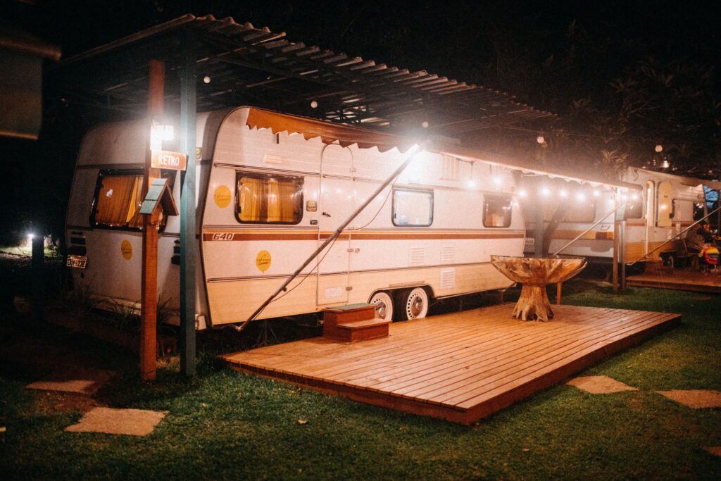 Go camping at Rosebud foreshore